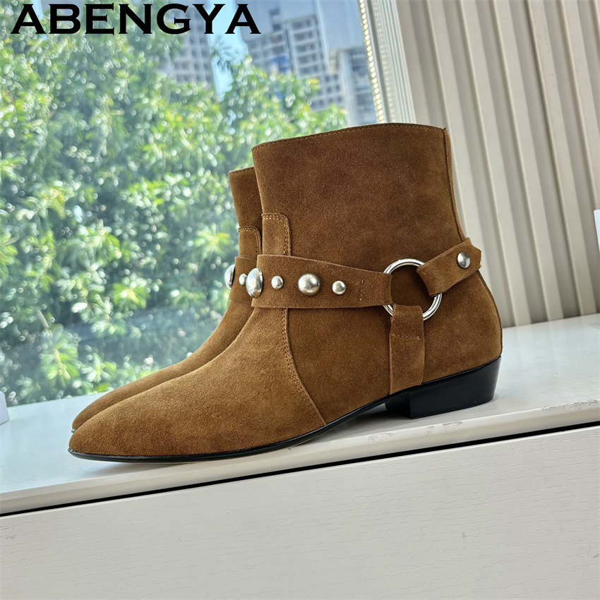 Winter Flat Ankle Boots for Wo - Ethnic Fashion Week reseña y precio