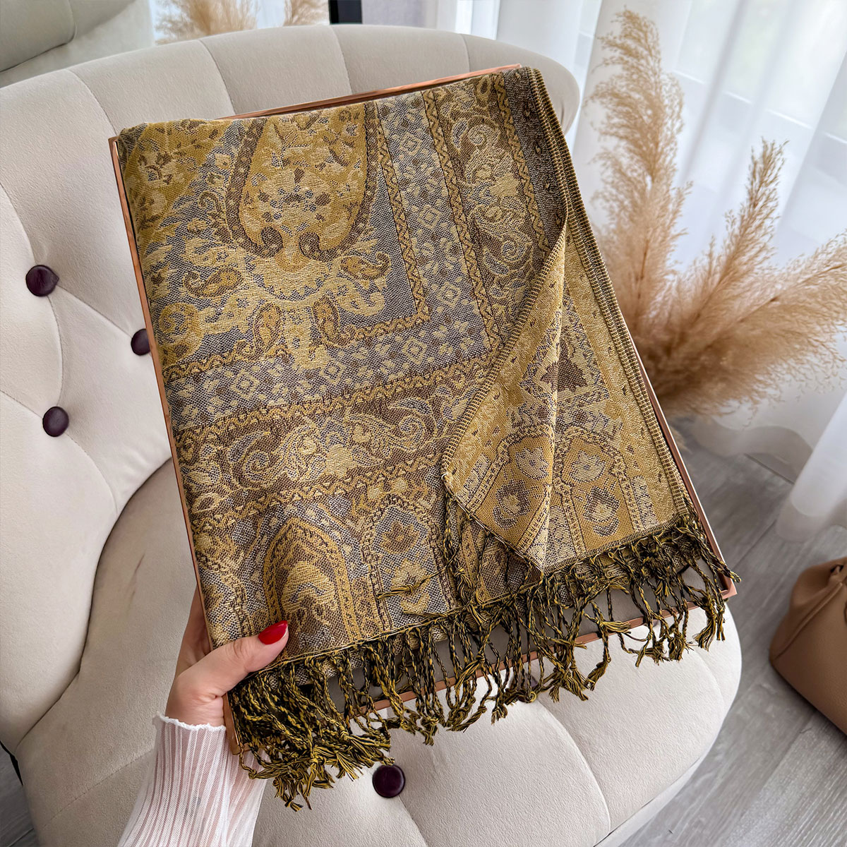 2025 Tassel Blanket Design Eth - Ethnic Fashion Designer reseña y precio