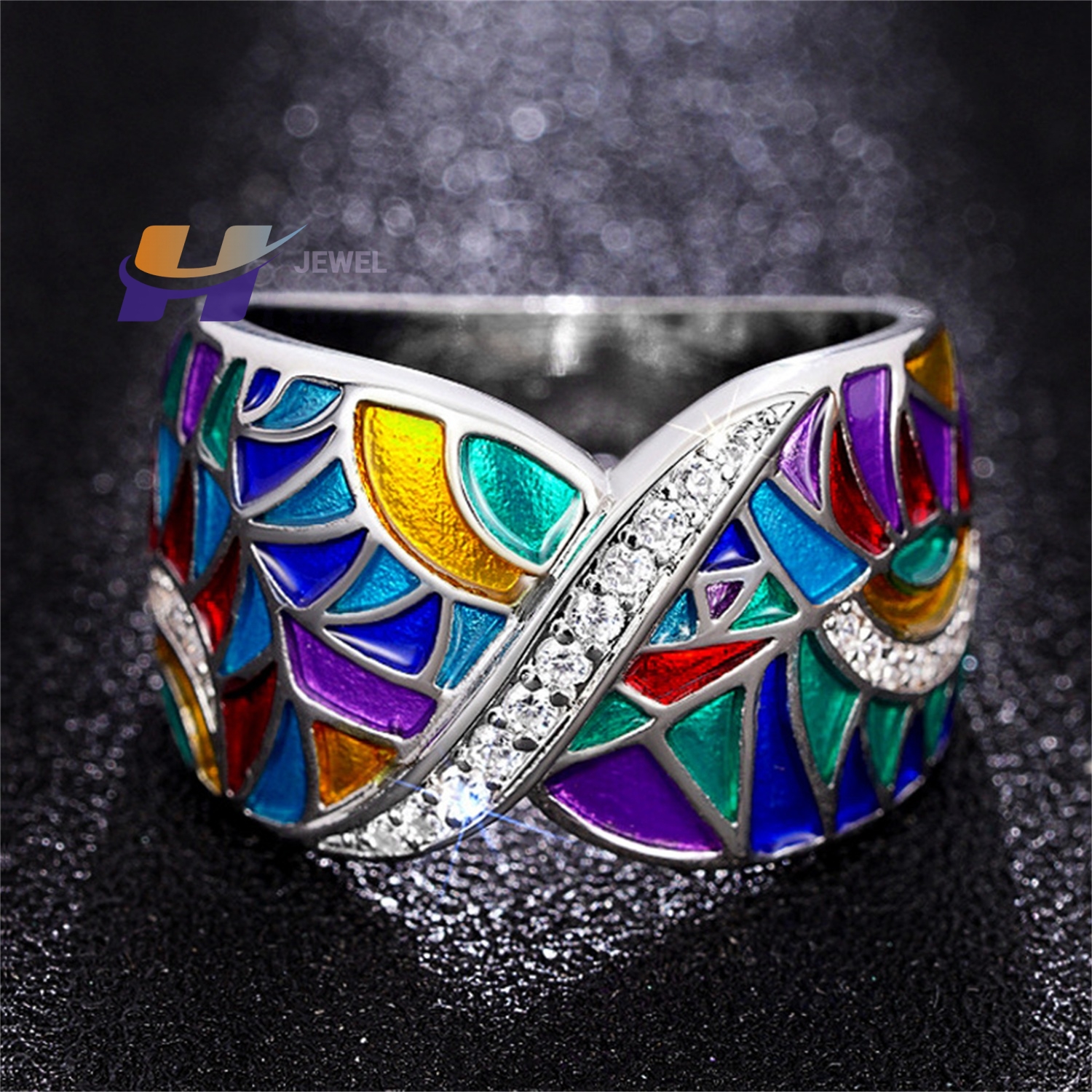 Hot Sale Multicolor Ring Finge - Ethnic Fashion Sale reseña y precio