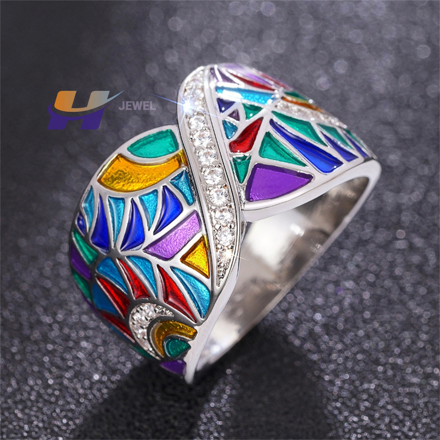 Hot Sale Multicolor Ring Finge - Ethnic Fashion Sale reseña y precio