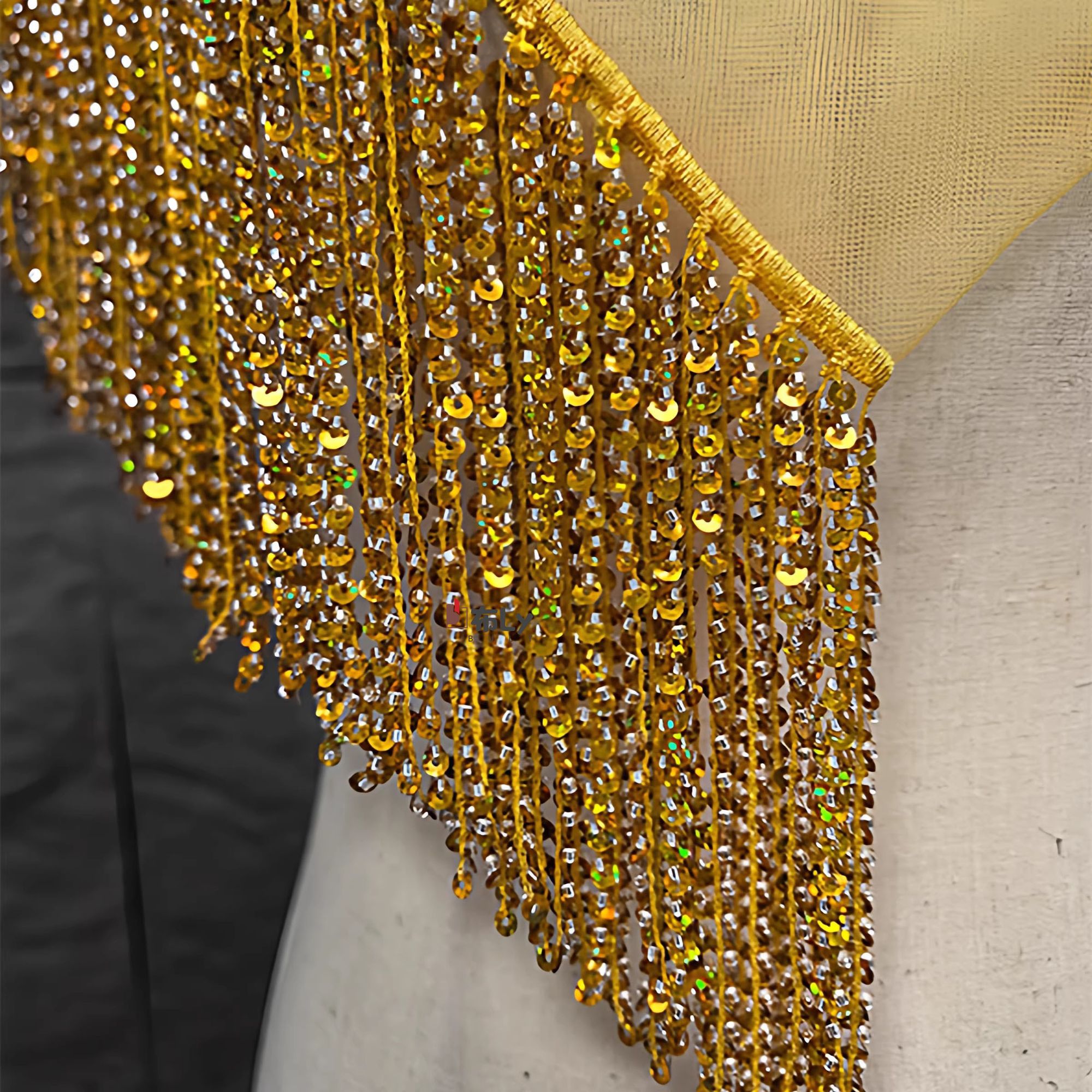 15cm Beaded Sequin Tassel Frin - Ethnic Fashion Designer reseña y precio