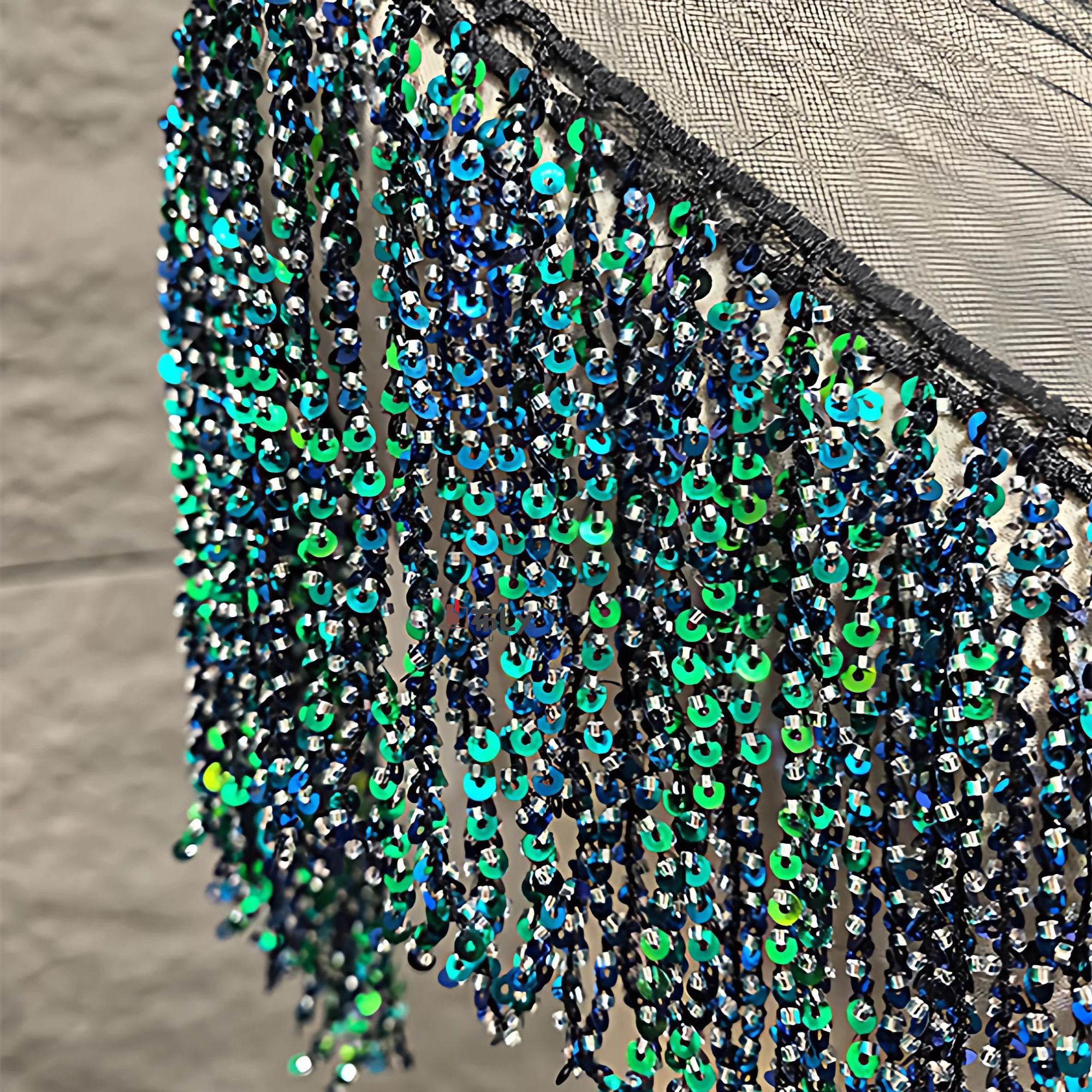 15cm Beaded Sequin Tassel Frin - Ethnic Fashion Designer reseña y precio