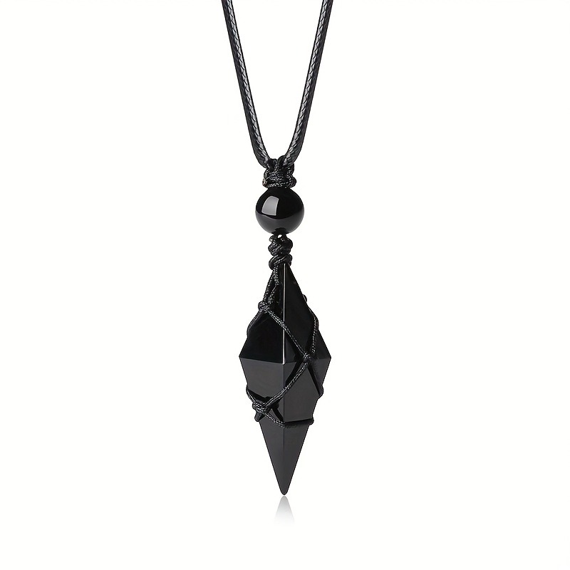 Black Obsidian Arrowhead Cryst - Ethnic Wear Men'S Fashion reseña y precio