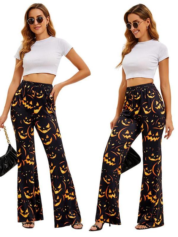 Halloween Bat Pumpkin Print Wo - Ethnic Wear Fashion Brand reseña y precio