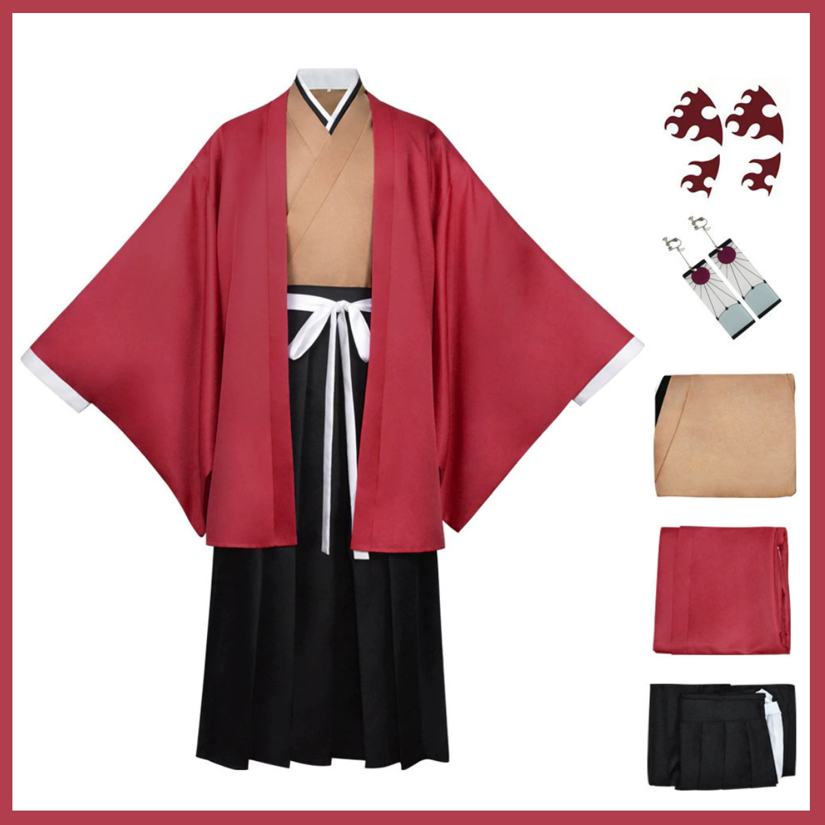Anime Tsugikuni Yoriichi Cospl - Haori Japanese Jacket reseña y precio