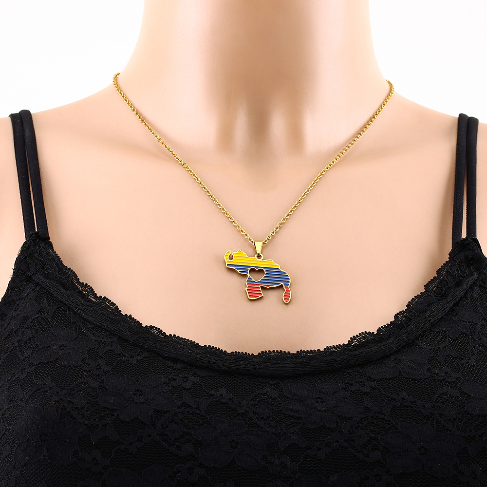 1PCS Stainless Steel Enamel Lo - Ethnic Fashion Sale reseña y precio