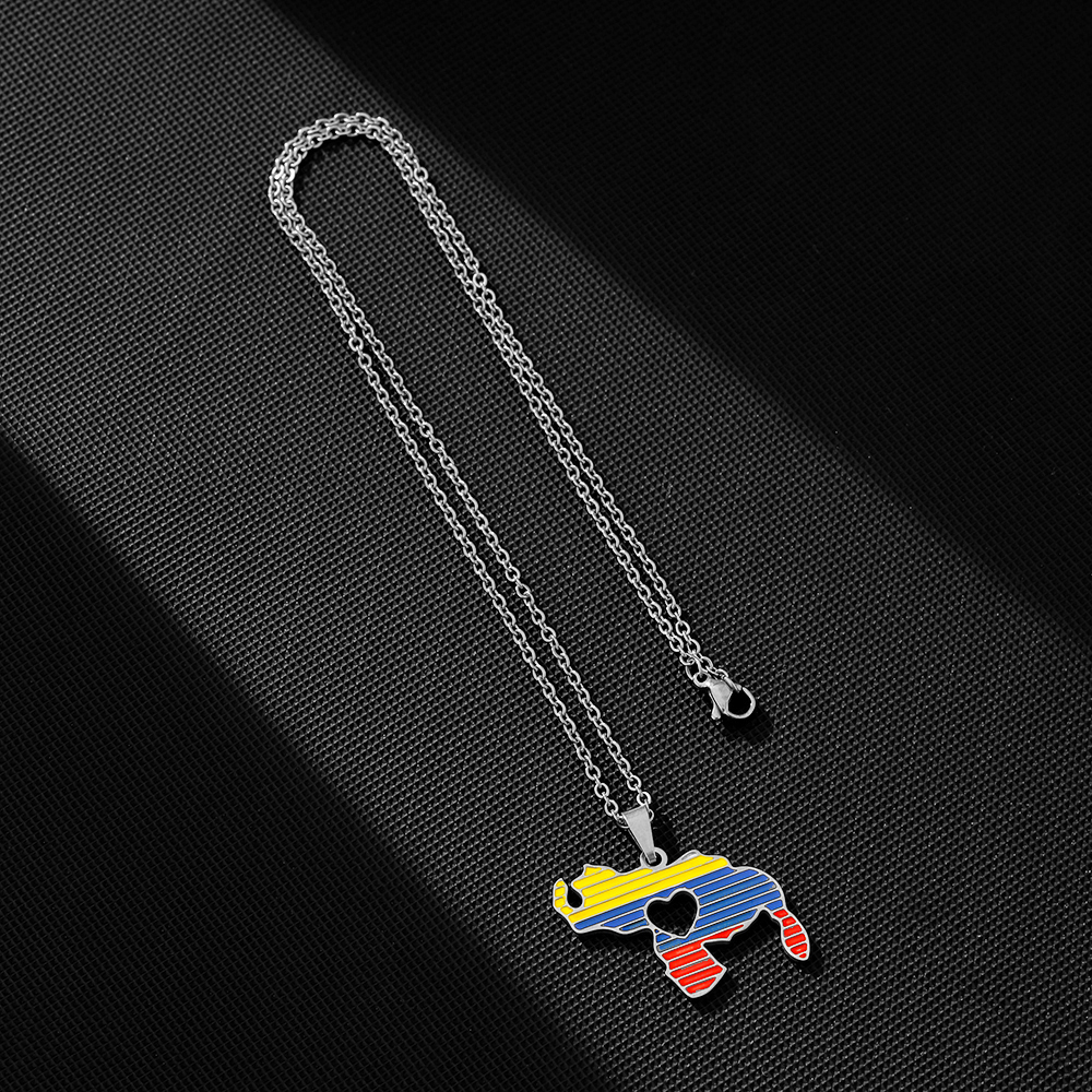 1PCS Stainless Steel Enamel Lo - Ethnic Fashion Sale reseña y precio
