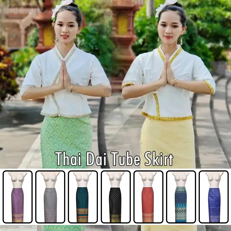 NEW Thai Traditional Dress Wom - Batik Sarong Wrap reseña y precio