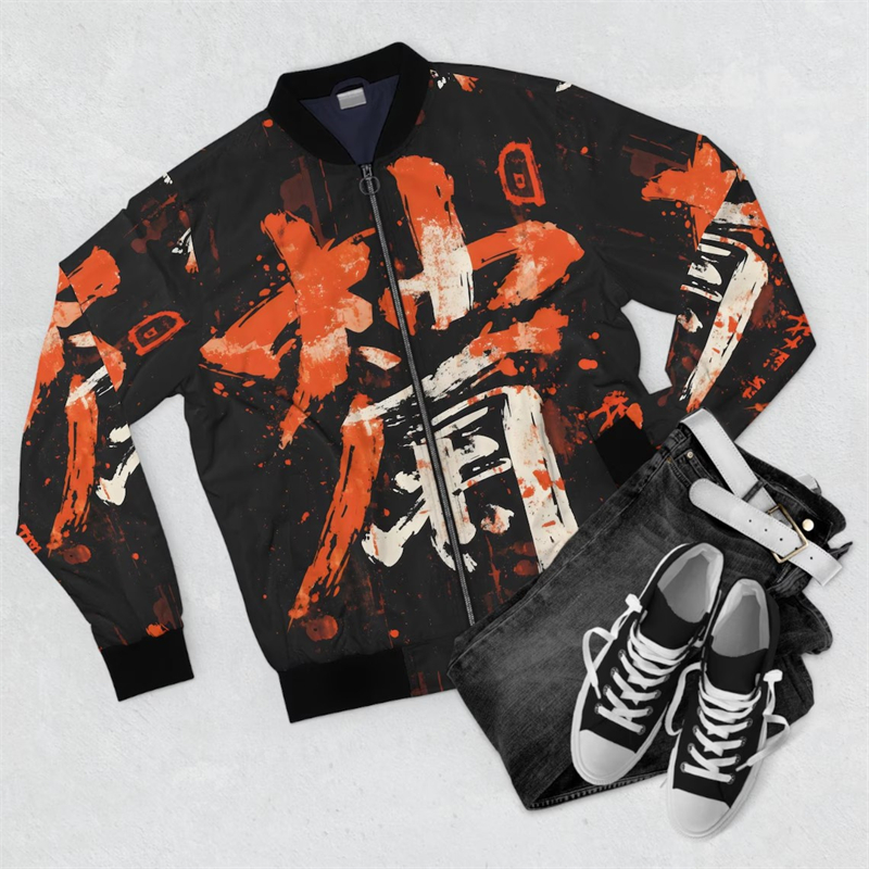 Spring Autumn Mens Bomber Jack - Haori Japanese Jacket reseña y precio