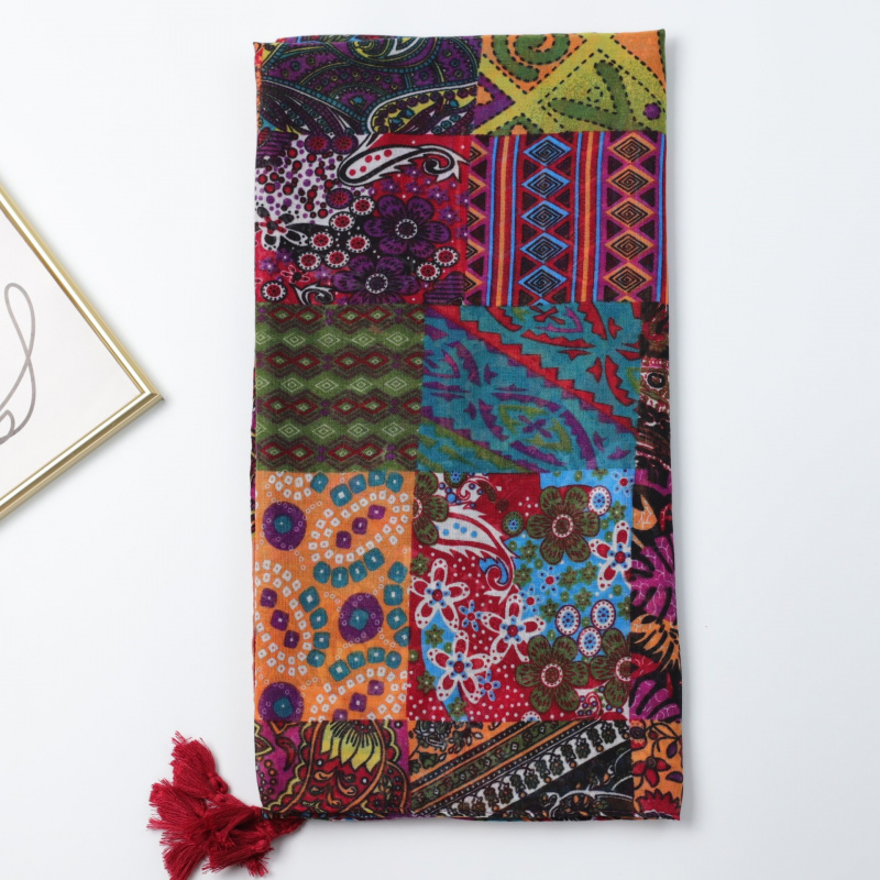 Ethnic Geometric Patchwork Bal - Ethnic Fashion Sale reseña y precio