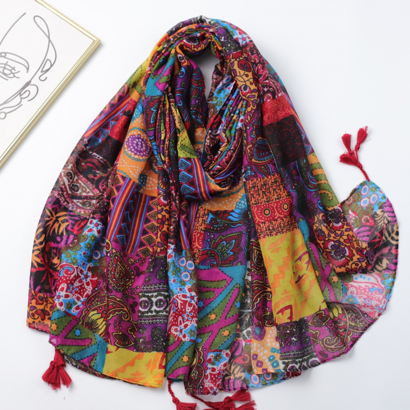 Ethnic Geometric Patchwork Bal - Ethnic Fashion Sale reseña y precio
