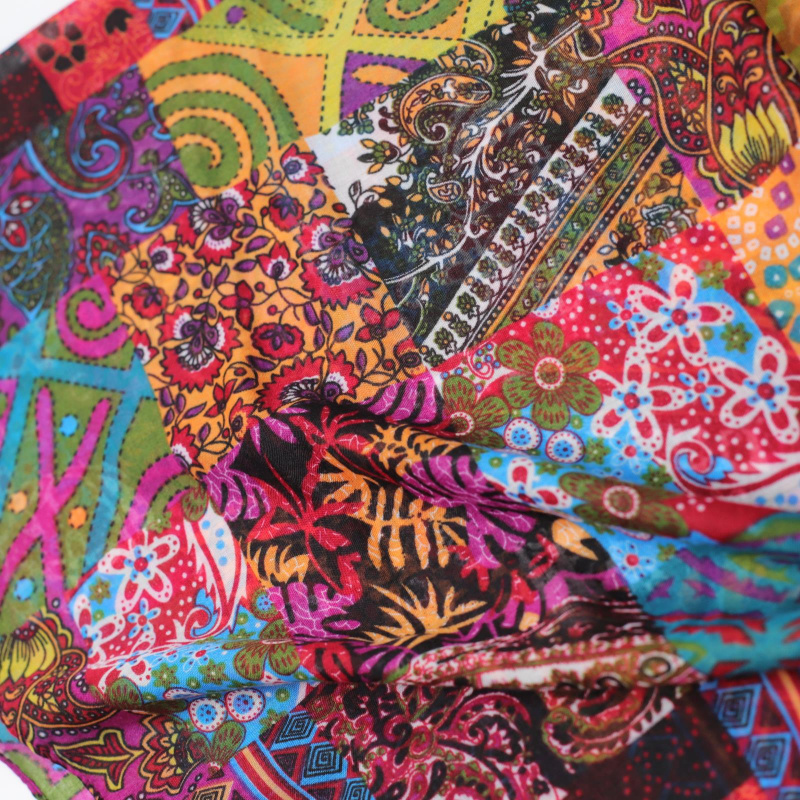 Ethnic Geometric Patchwork Bal - Ethnic Fashion Sale reseña y precio