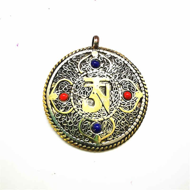Tibet OM Amulet Pendants Tibet - Ethnic Fashion Com reseña y precio