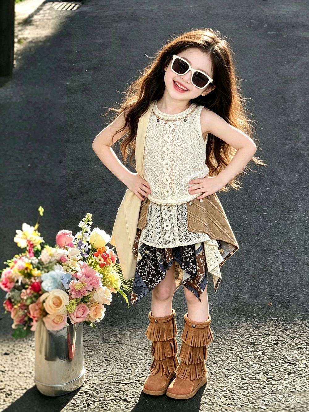 Girls Summer Outfit 2026 New E - Kids Ethnic Fashion reseña y precio