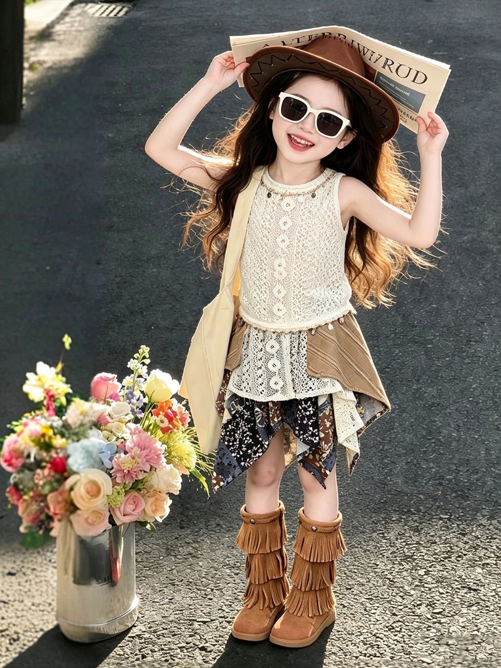 Girls Summer Outfit 2026 New E - Kids Ethnic Fashion reseña y precio