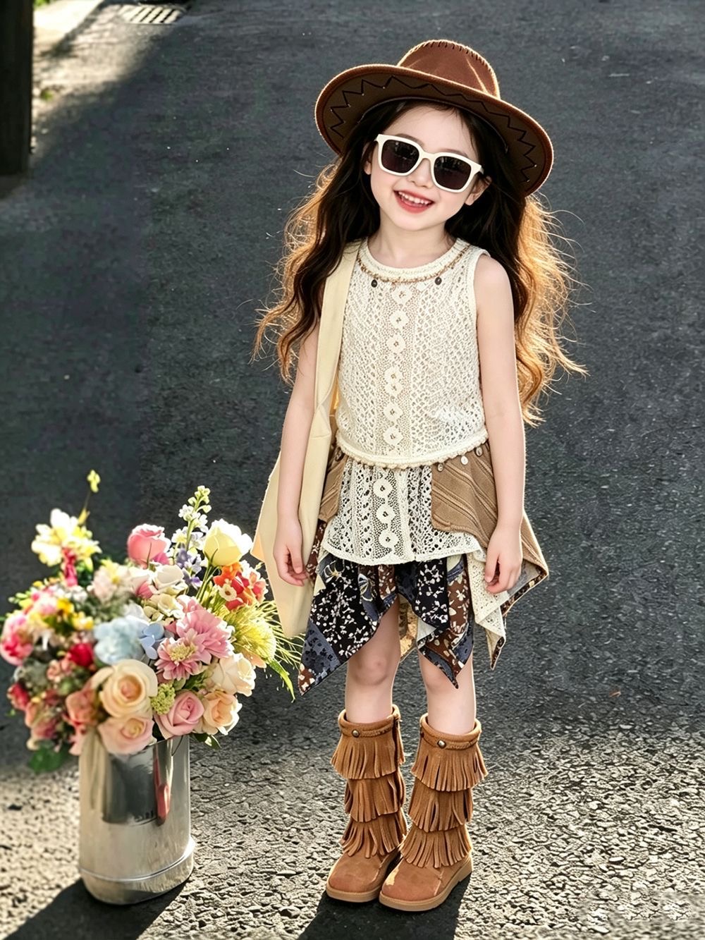 Girls Summer Outfit 2026 New E - Kids Ethnic Fashion reseña y precio