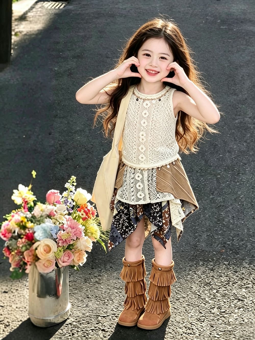 Girls Summer Outfit 2026 New E - Kids Ethnic Fashion reseña y precio