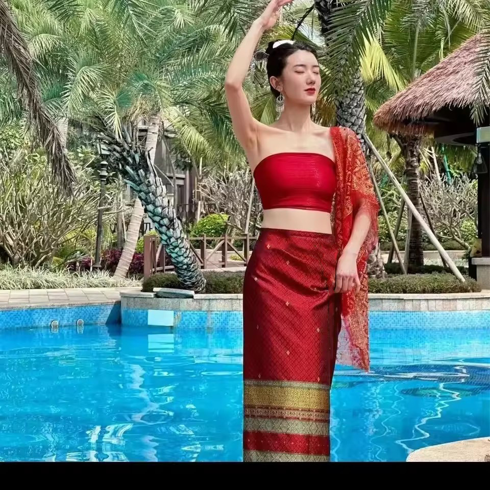 women's Thailand traditional c - Batik Sarong Wrap reseña y precio