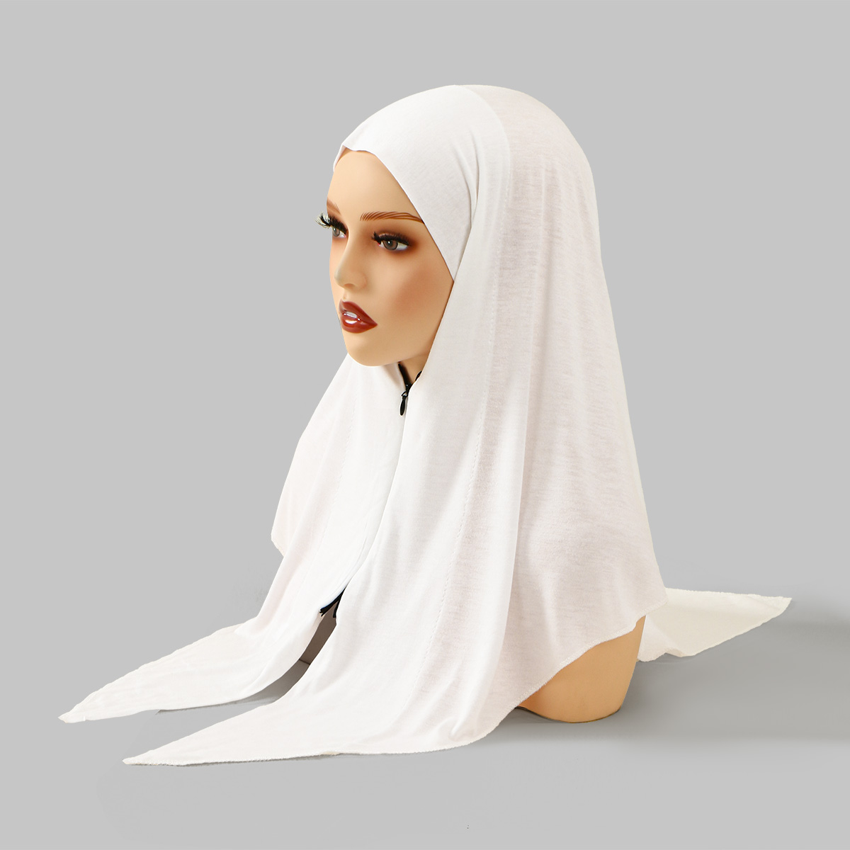 Zipper Design Muslim Hijab Sol - Ethnic Fashion Designer reseña y precio