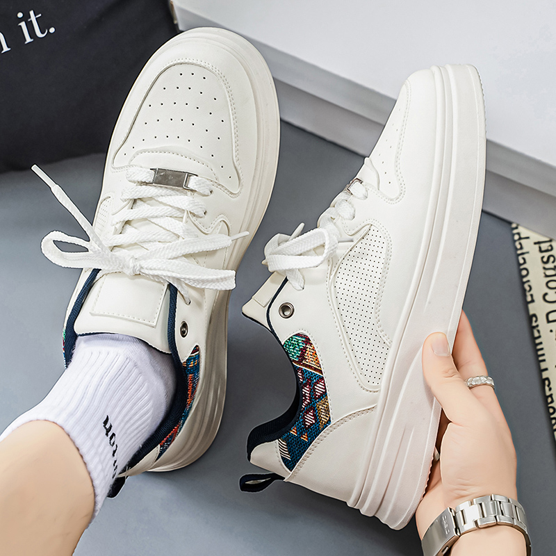 Men's White Platform Skate Sho - Ethnic Wear Men'S Fashion reseña y precio